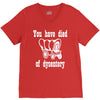 you have died of dysentery V-Neck Tee