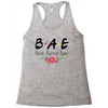 Bae Best Auntie Ever Friends Tv Show Parody Racerback Tank