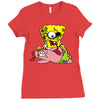 zombie spongebob Ladies Fitted T-Shirt