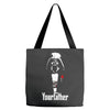 funny stars wars godfather parody yourfather mens Tote Bags