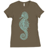 seahorse Ladies Fitted T-Shirt