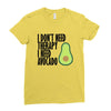 Avocado Ladies Fitted T-Shirt