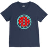 chevron circle V-Neck Tee