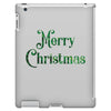 merry christmas green glitter iPad 3 and 4 Case