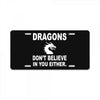 dragons License Plate