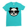 cool panda Ladies Fitted T-Shirt