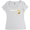 Daddy to Bee Baby Girl Women's Triblend Scoop T-shirt
