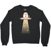 alien coffee invasion Crewneck Sweatshirt