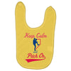 keep calm and pitch on Baby Bibs