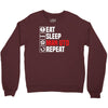 eat sleep manchester Crewneck Sweatshirt