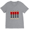 pixelated kraftwerk turquoise kids V-Neck Tee