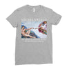 Michelangelo Creation of Adam Ladies Fitted T-Shirt