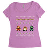 super mario chistmas Women's Triblend Scoop T-shirt