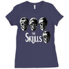 the skulls Ladies Fitted T-Shirt