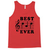 Best Dad Ever Funny Music Note Tank Top