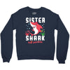 sister shark doo doo doo family matching Crewneck Sweatshirt