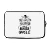 You Cant Scare Me I am Biker Uncle Laptop sleeve