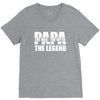 PAPA The Man The Myth The Legend T-Shirt T-Shirt V-Neck Tee