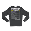 October Girl Facts Libra Long Sleeve Shirts