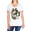 dragon freedom Ladies Curvy T-Shirt