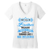 They Call Me Brother Partner in Crime Women's V-Neck T-Shirt