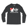 my cat is my valentine (2) Long Sleeve Shirts
