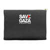 save gaza palestine Accessory Pouches
