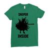 fortnite sniper inside Ladies Fitted T-Shirt