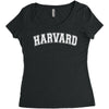 harvard logo Women's Triblend Scoop T-shirt