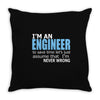 engineer Throw Pillow