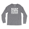 keep earth clean it's not uranus Long Sleeve Shirts