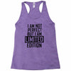 limited edition1 Racerback Tank