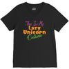 this is my lazy unicorn costume V-Neck Tee