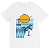 sunset V-Neck Tee