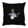 mexican skull Throw Pillow