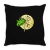 moon invaders Throw Pillow