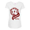 goatse farms Maternity Scoop Neck T-shirt