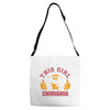 This Girl Loves Her Chihuahua Adjustable Strap Totes