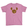 Minnie Mouse Leopard Youth Tee