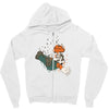 the falling italian Zipper Hoodie