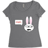 meh bunny Women's Triblend Scoop T-shirt