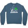 chillkr&ouml;te  fun kult shit bong marihuana joint smoke weed punk gras Crewneck Sweatshirt