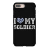 i love my soldier navy camouflage iPhone 8 Plus