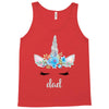 birthday unicorn family series dad Tank Top