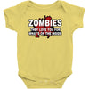 zombies love you, ideal birthday gift or present Baby Bodysuit