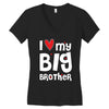 I Love My Big Brother Women's V-Neck T-Shirt