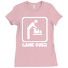 game over daddy funny Ladies Fitted T-Shirt