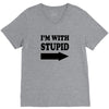 im with stupid t shirt t shirt funny t shirt cool tshirt funny shirt t V-Neck Tee