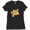 playful foxes Ladies Fitted T-Shirt