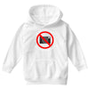 no photos please Youth Hoodie